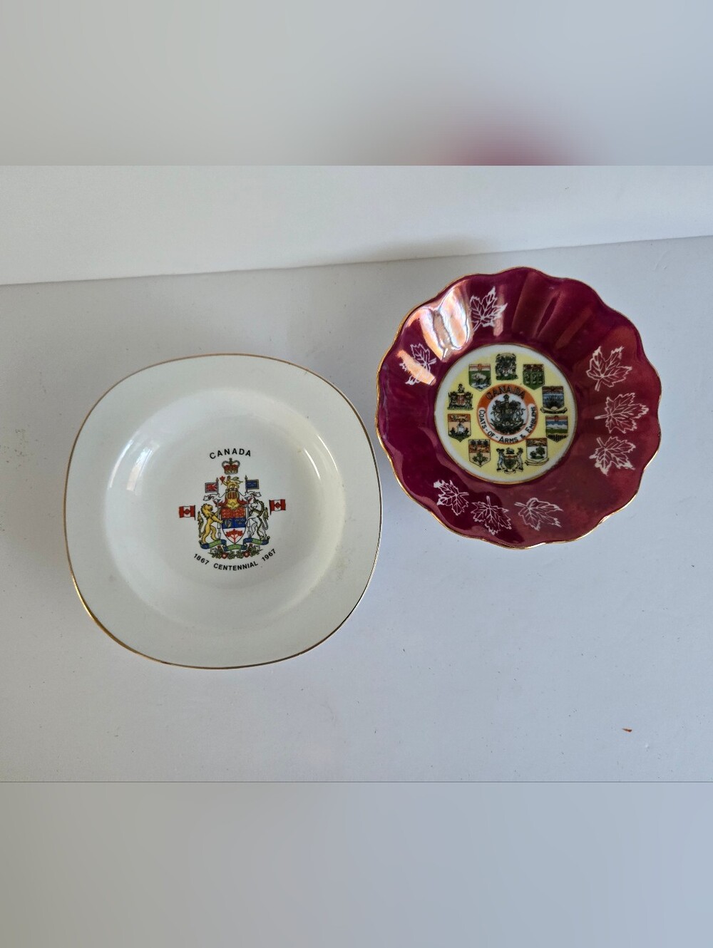 Canada Vintage Souvenir Plate Lot